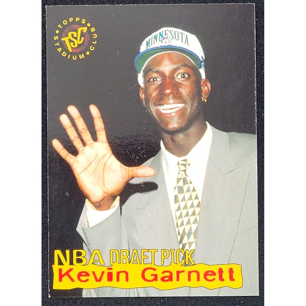 1995-96 TOPPS STADIUM CLUB KEVIN GARNETT ROOKIE RC CARD